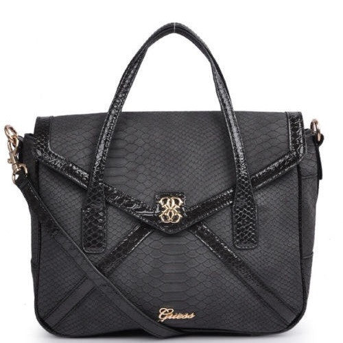 Guess Confession Large Flap Satchel Front View