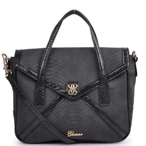 Guess Confession Large Flap Satchel Angled View