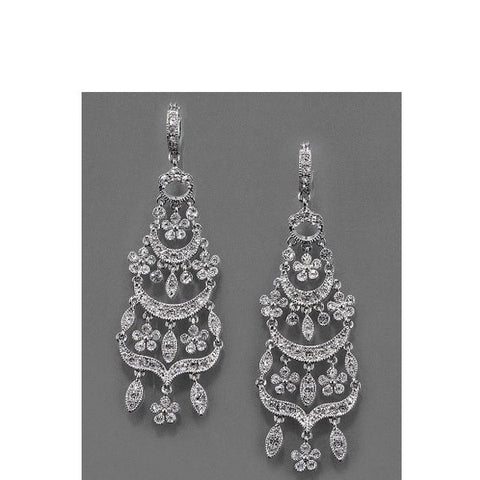 Monet Crystal Chandelier Earrings